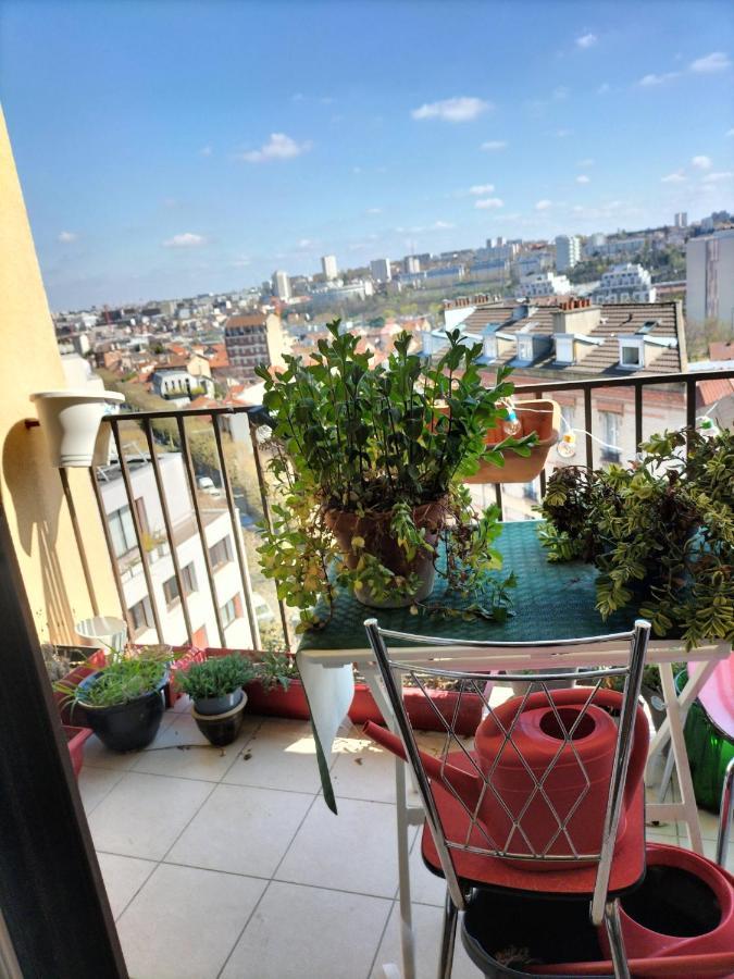 Balcon Surplombant Le Sud De Paris Apartment Arcueil Exterior photo
